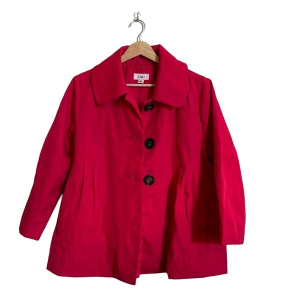 Chic Red Women's Lightweight Jacket‎ - Size Medium - Picture 1 of 7